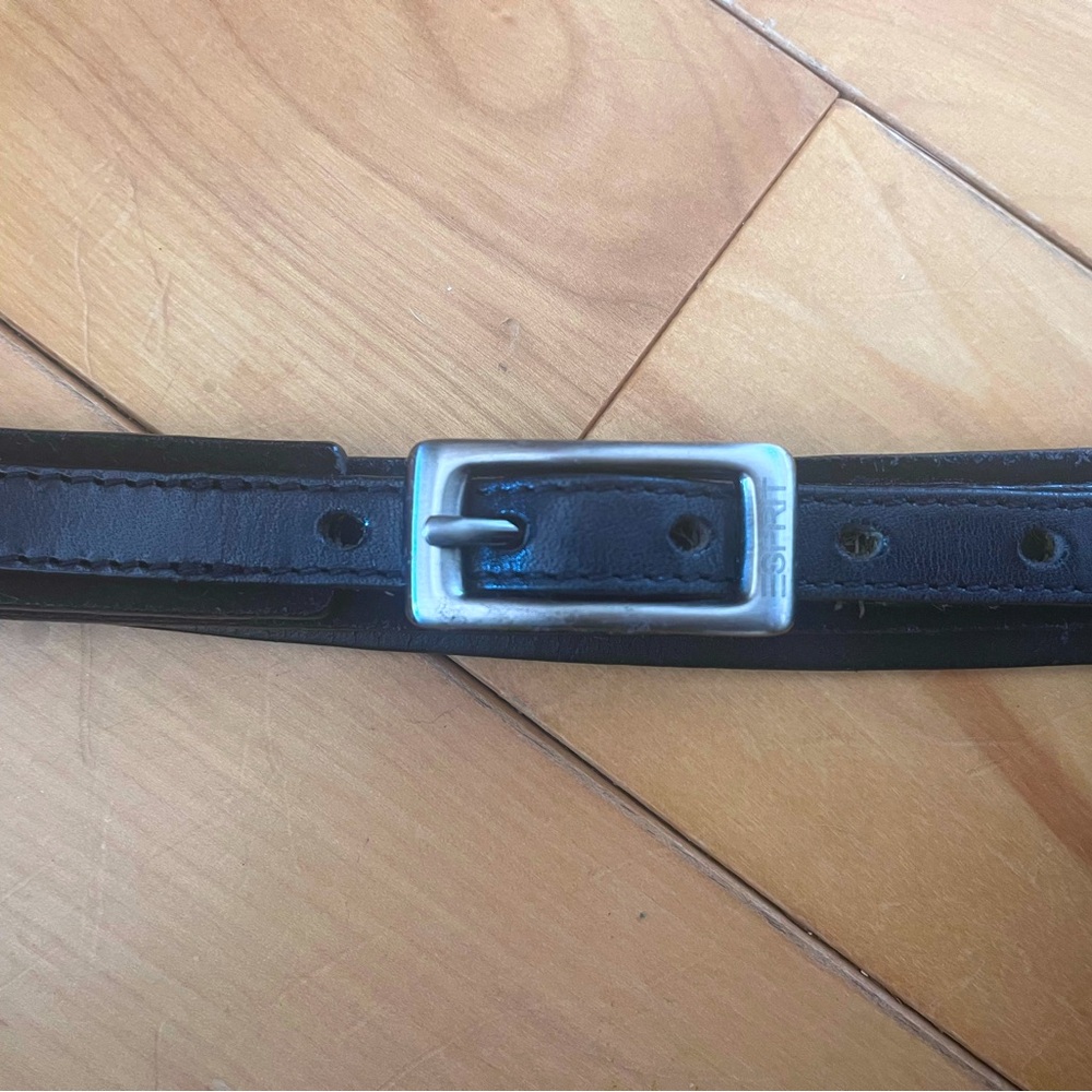 Vintage chic Esprit black leather belt (women’s medium)